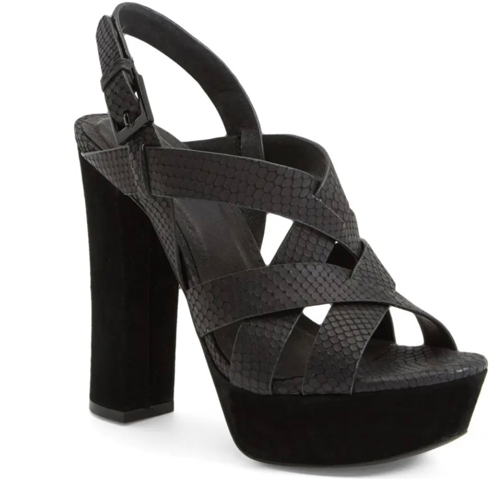 Joie black platform heels, 38, excellent condition